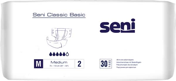 Seni Classic Basic medium 2.100 ml, 75-110 cm
