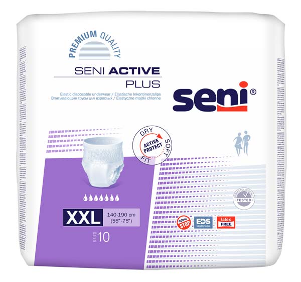 Seni Active plus XXL 2000ml, 140-190cm