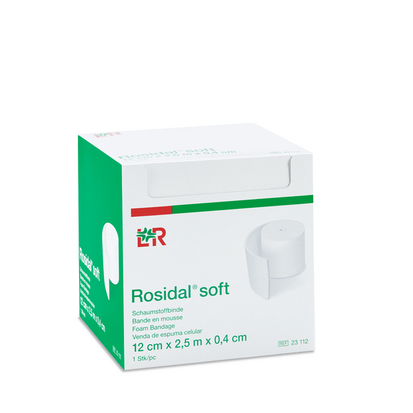 Rosidal soft Schaumstoffbinde 12cmx0,4cmx2,5m, einzeln verpackt