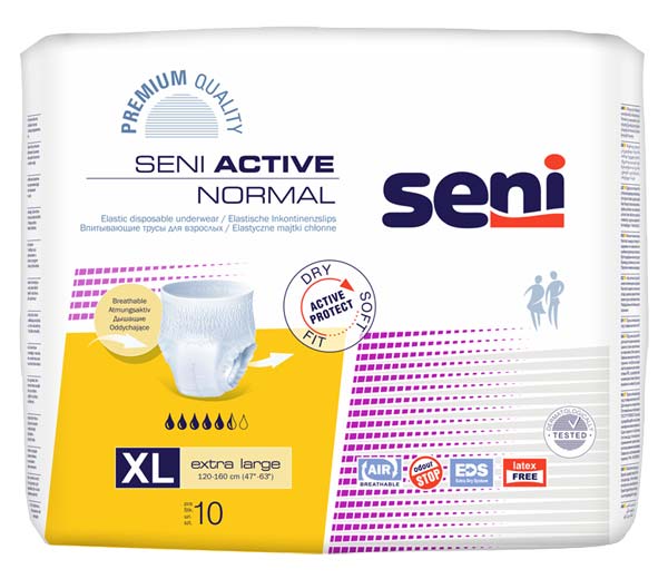 Seni Active Normal extra large 1100ml, 120-160cm