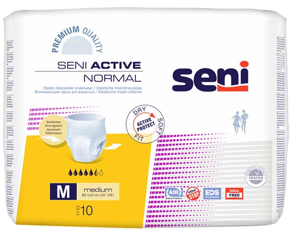 Seni Active Normal medium 1100ml, 80-110 cm