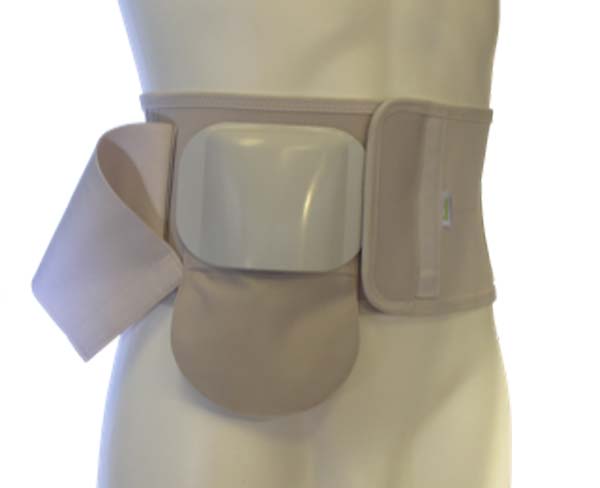 Stomacare-Protector B 15,5 cm, H 10,8 cm grau