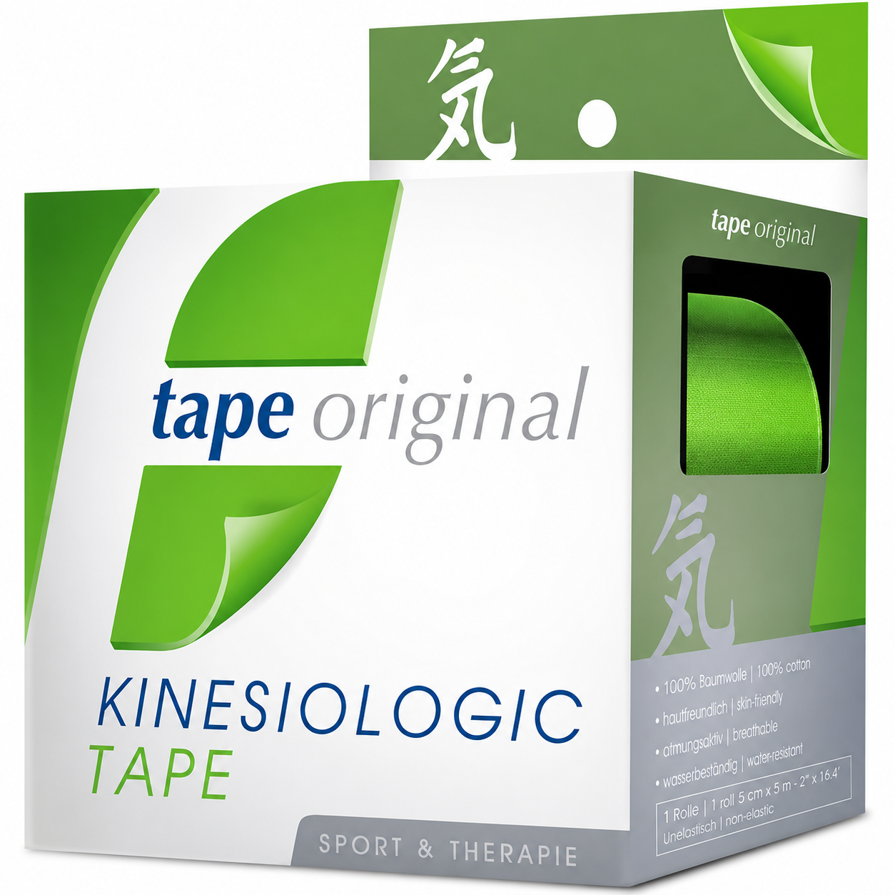 Kinesiotape original grün 5 m x 5 cm