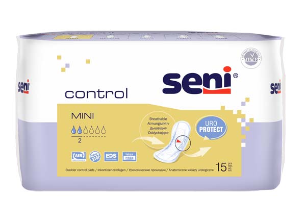 Seni Control mini 190ml, 22,5x9,5cm