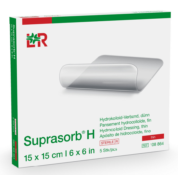 Suprasorb H Hydrokolloid-Verband dünn, 5x20 cm