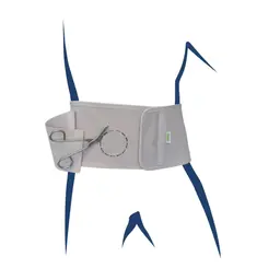 Stomacare EasyCut Plus H19 Gr. XXXXL 131-140cm, lichtgrau