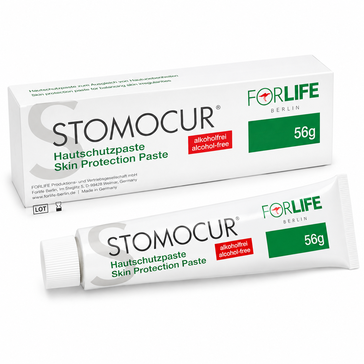 Stomocur Hautschutzpaste alkoholfrei 56-Gramm-Tube
