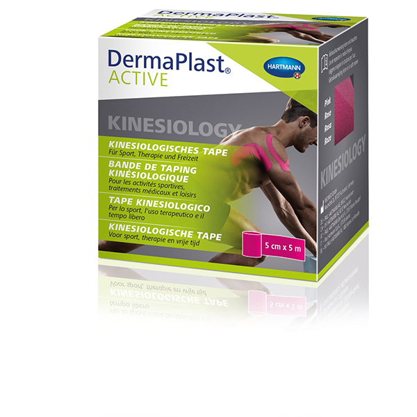 DermaPlast Active Kinesiology Tape pink 5cm x 5m