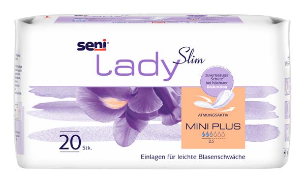 Seni Lady Slim Mini Plus 300ml, 25,5x10,0 cm