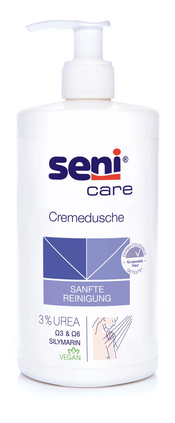Seni Care Cremedusche mit 3% UREA 500 ml