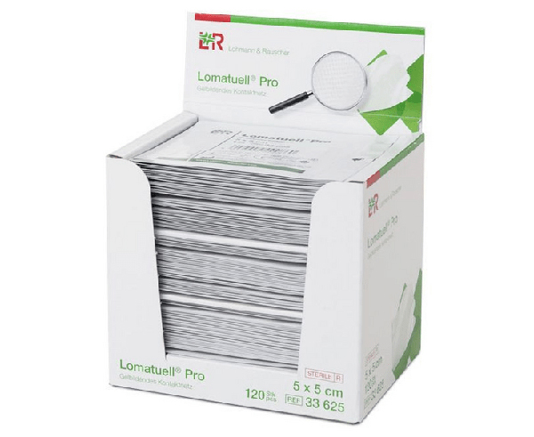 Lomatuell Pro steril, 5x5cm, 120Stk