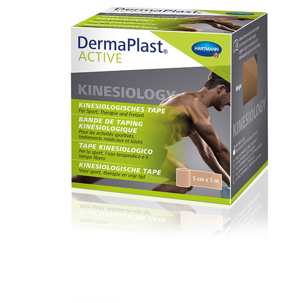 DermaPlast Active Kinesiology Tape beige 5cm x 5m