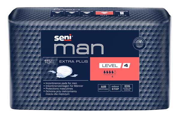 Seni Man Extra Plus Level 4 4 von 5 Tropfen, 700 ml, 22,5x27 cm