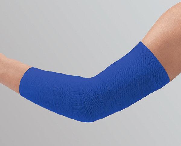 Lenkelast color Universalbinde 6cmx5m, 10 St.lose im Kt., blau