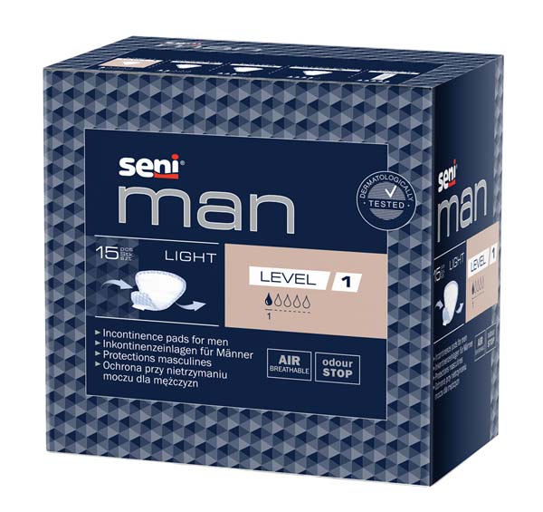 Seni Man Light Level 1 1 von 5 Tropfen, 150 ml, 14x18 cm