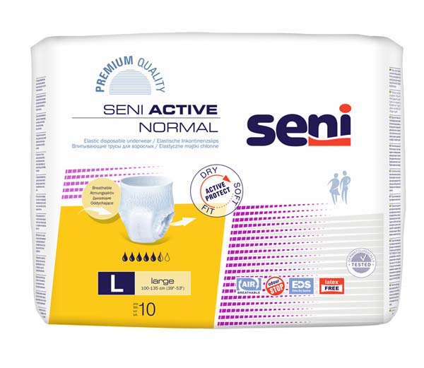 Seni Active Normal large 1100ml, 100-135cm