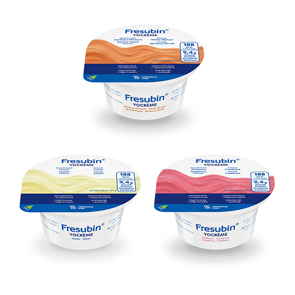 Fresubin Yocrème Mischkarton 6x4 x125 Gramm, hochkal., 150 kcal/100g,ab 6 Jahre