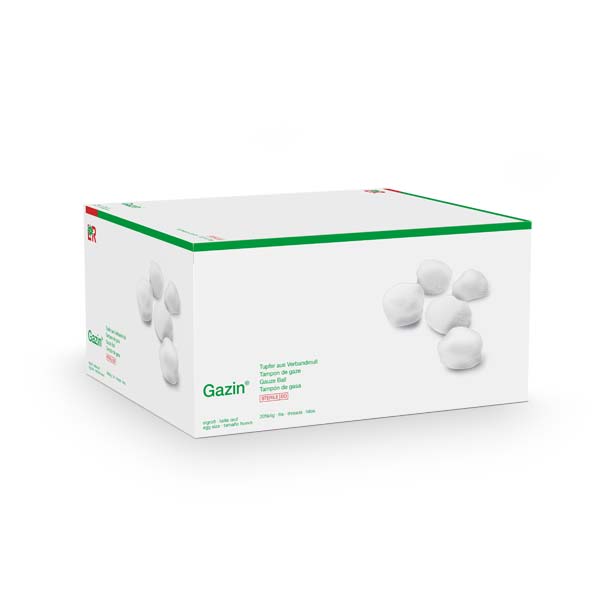 Gazin Tupfer aus Verbandmull steril, Gr.4, eigr, 20 fdg, 30x10 Stk