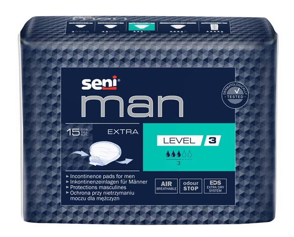 Seni Man Extra Level 3 3 von 5 Tropfen, 500 ml, 22,5x27 cm