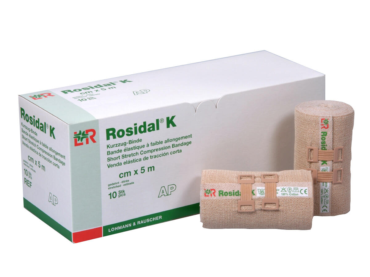 Rosidal K Kurzzugbinde 12cmx5m, 10 St.lose im Kt.