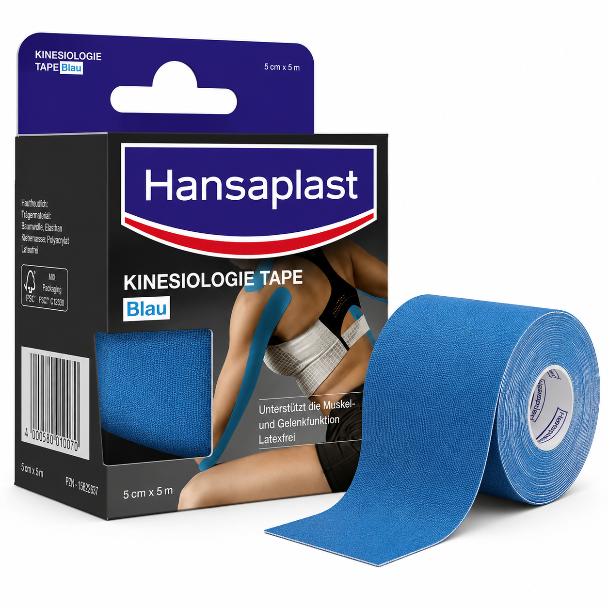 Hansaplast Kinesiologie Tape blau 5 cm x 5 m